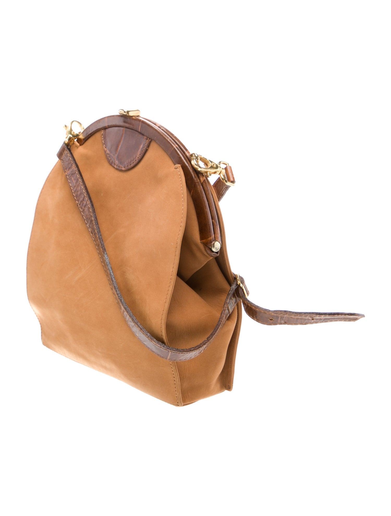 Linea Pelle Suede Crossbody Bag